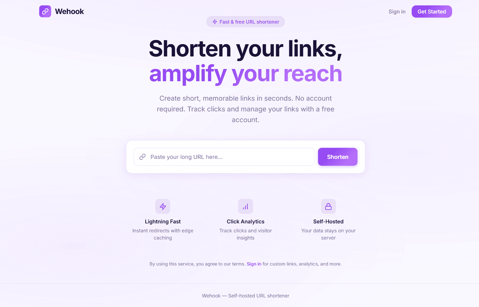 Wehook — Des liens qui travaillent plus.